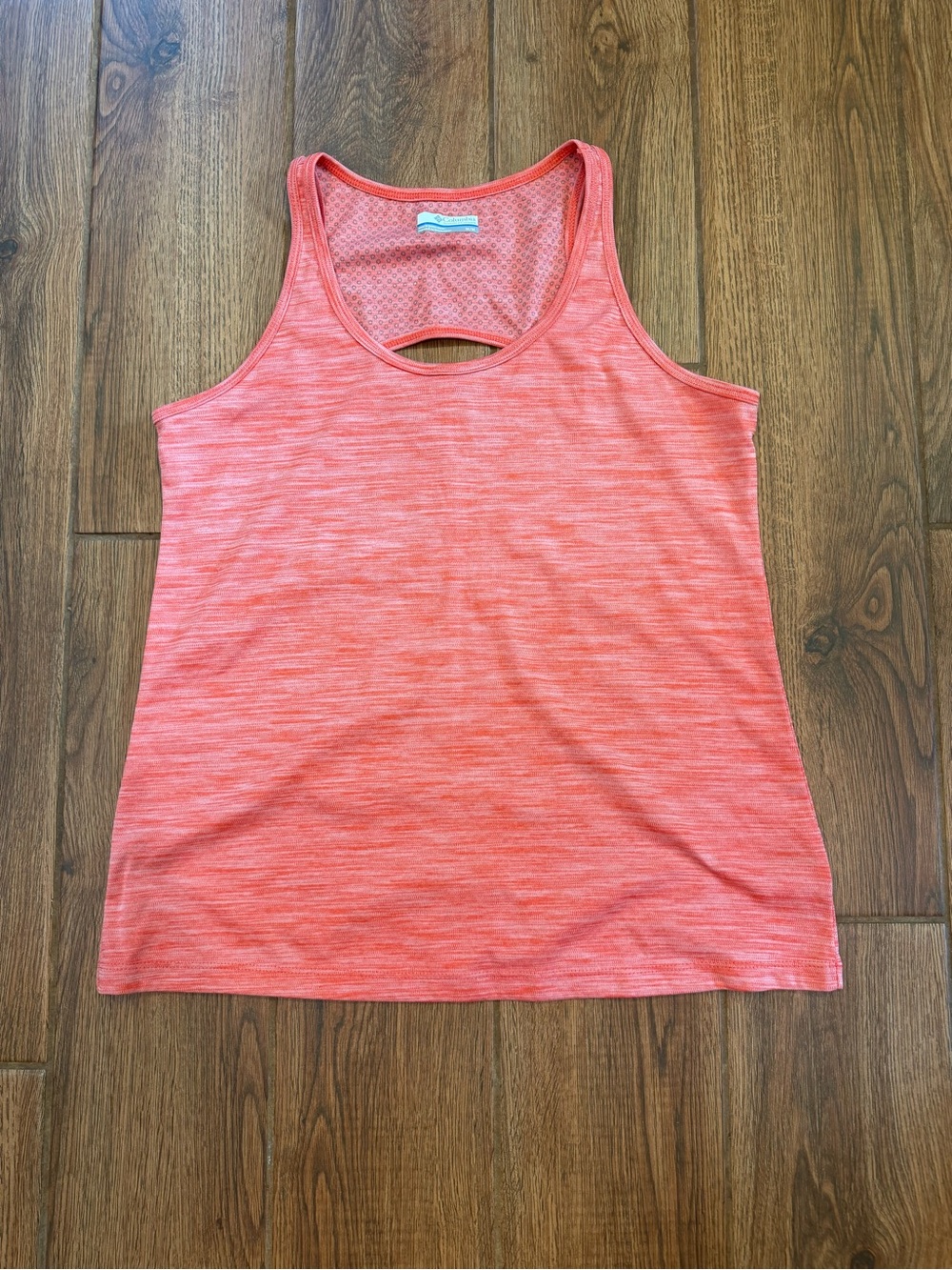 Columbia Women’s Orange Heathered Racerback Tank Size M